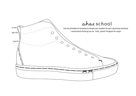FREE Sneaker design template